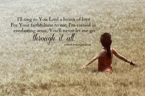 A hymn of love for you Lord