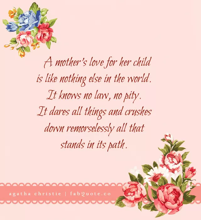 Agatha Christie - A mother's love