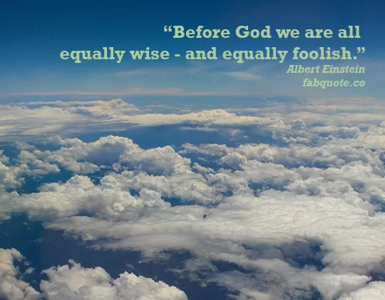 Albert Einstein - Before God