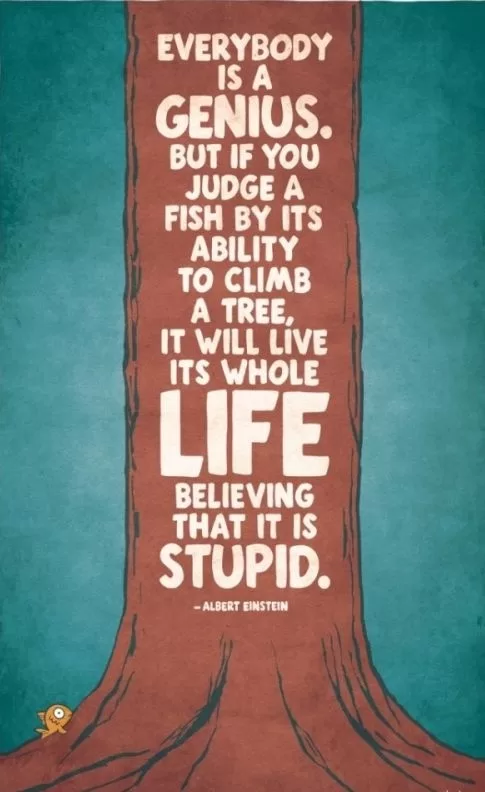 Albert Einstein - Everyone is a genius