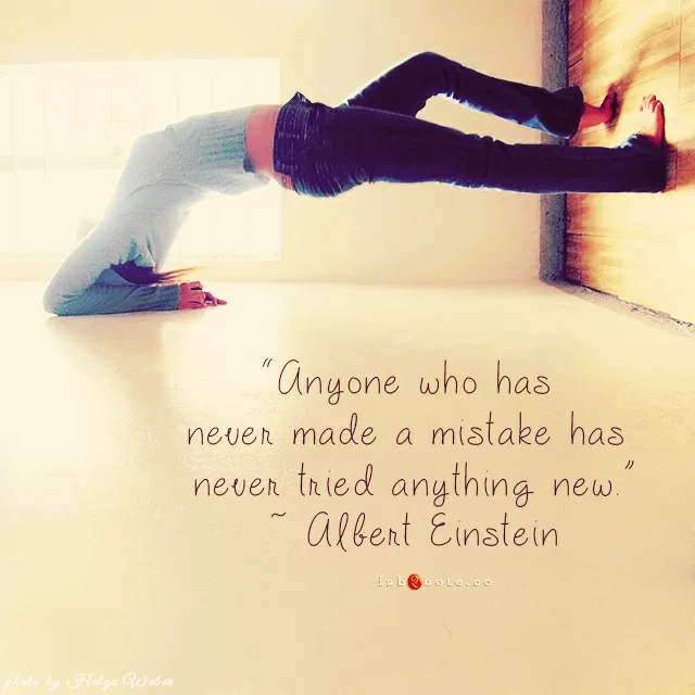 Albert Einstein "Mistakes"