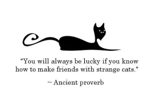 "Ancient proverb about luck"