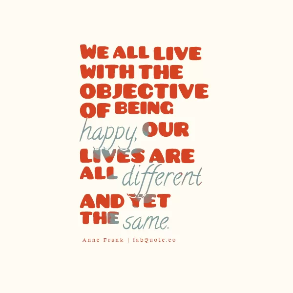 Anne Frank - Our lives