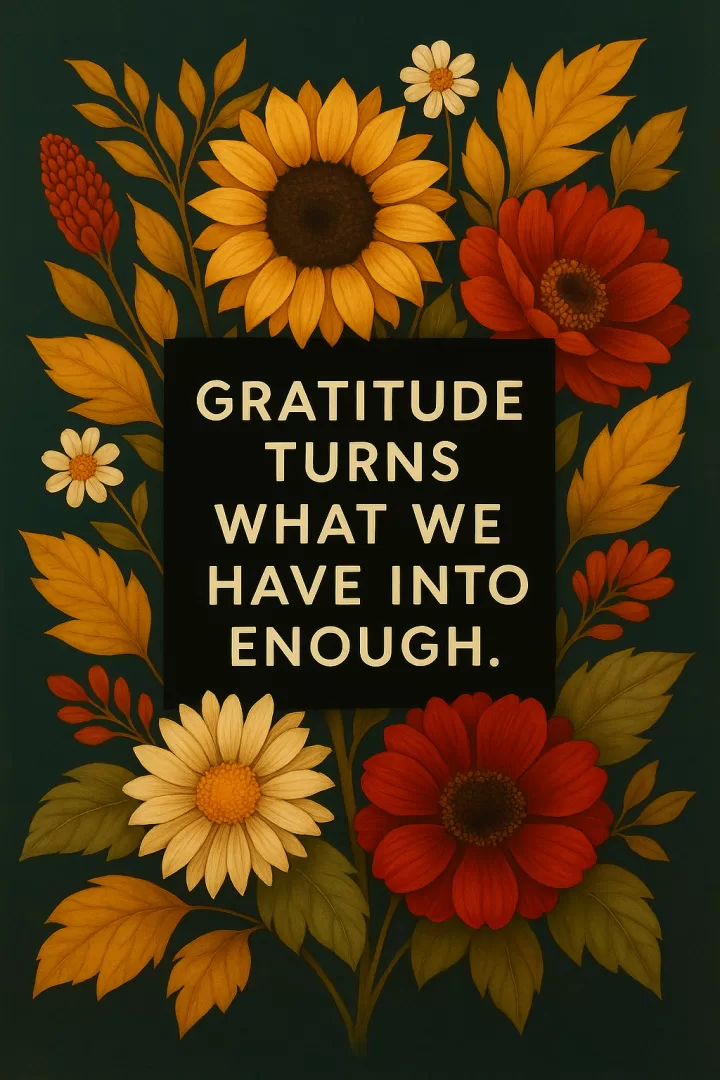 Gratitude Is Enough