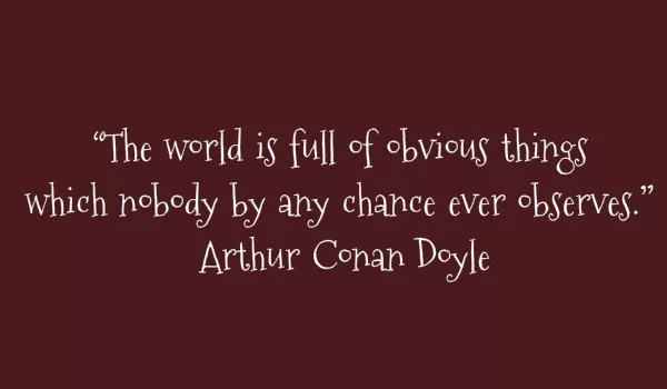 Arthur Conan Doyle - Obvious things