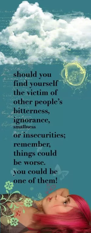 Quote about bitter people