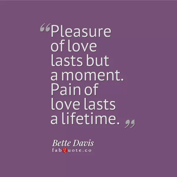 Bette Davis - Pleasure of love