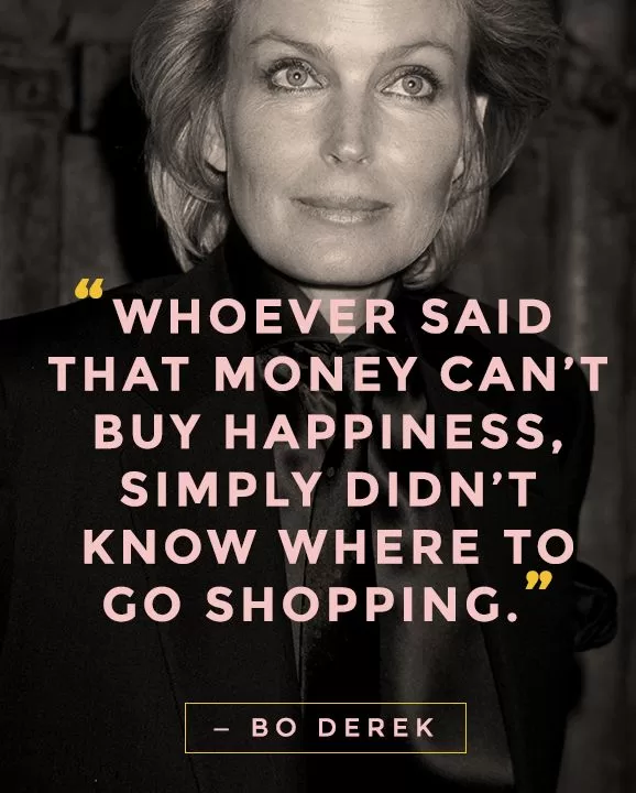 Bo Derek "Shopping"