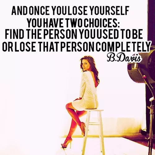 Brooke Davis "Once you lose yourself"