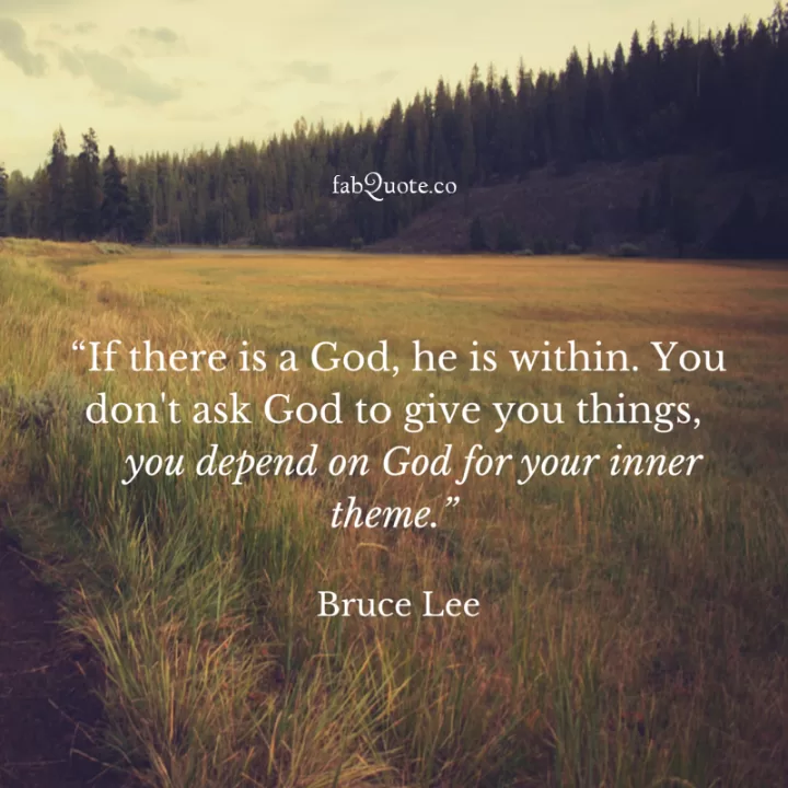 Bruce Lee "God"
