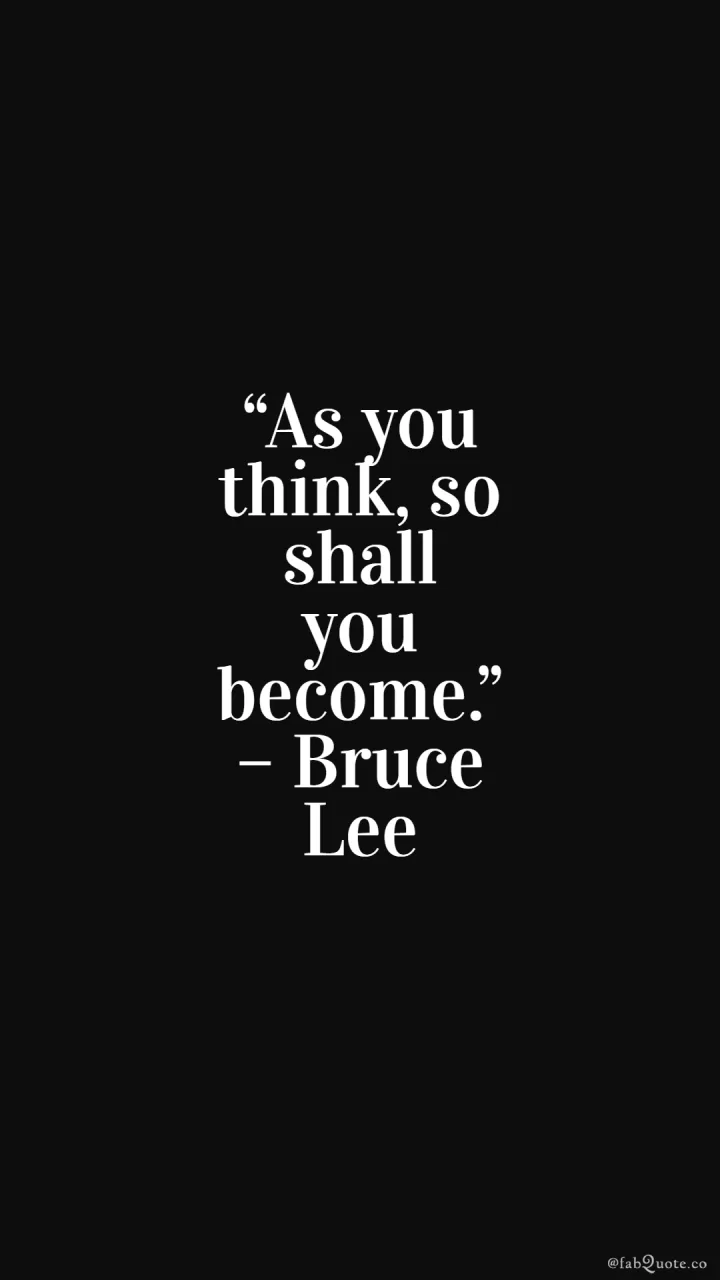 Bruce Lee "Your Mind"