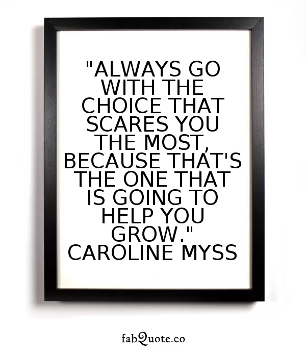 #choice #fear #takerisks