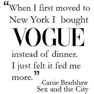 Carrie Bradshaw - "Vogue"