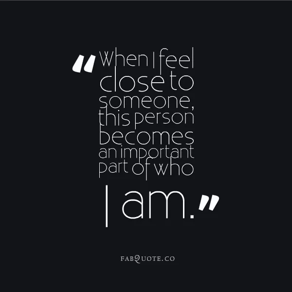 "Close relationships"