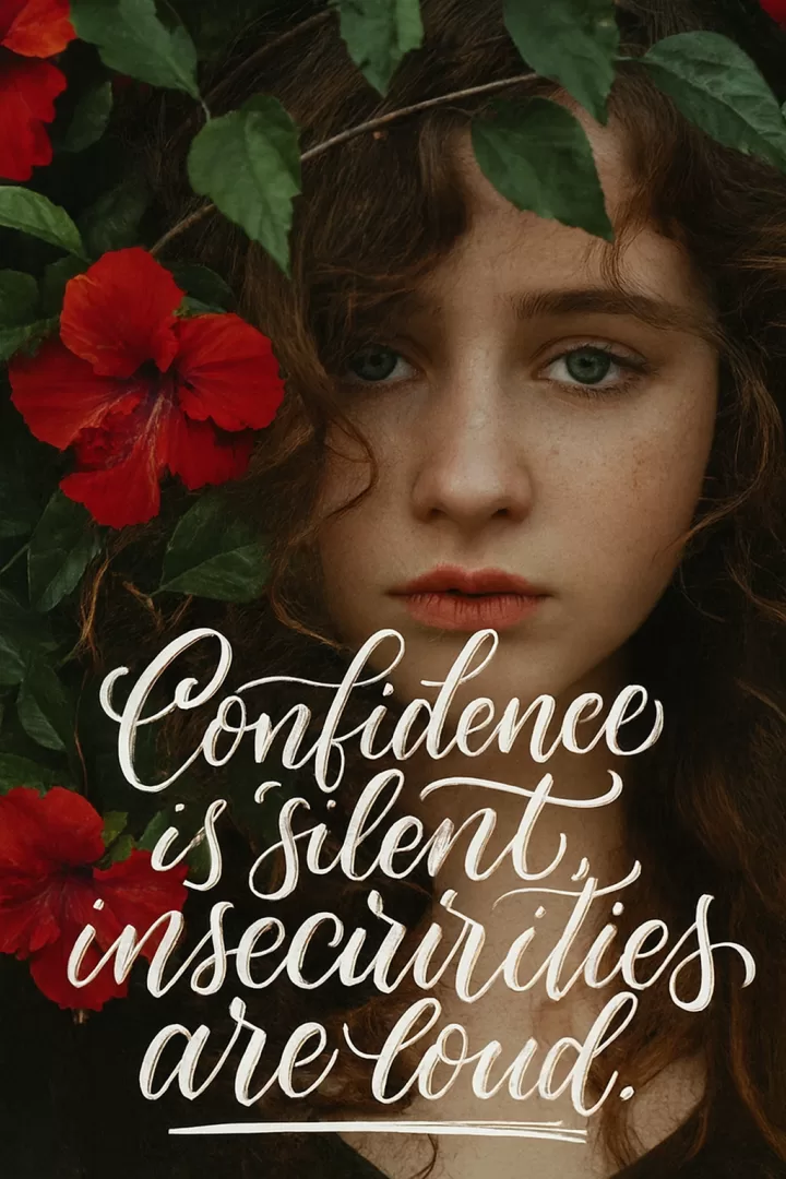 Confidence is silent
