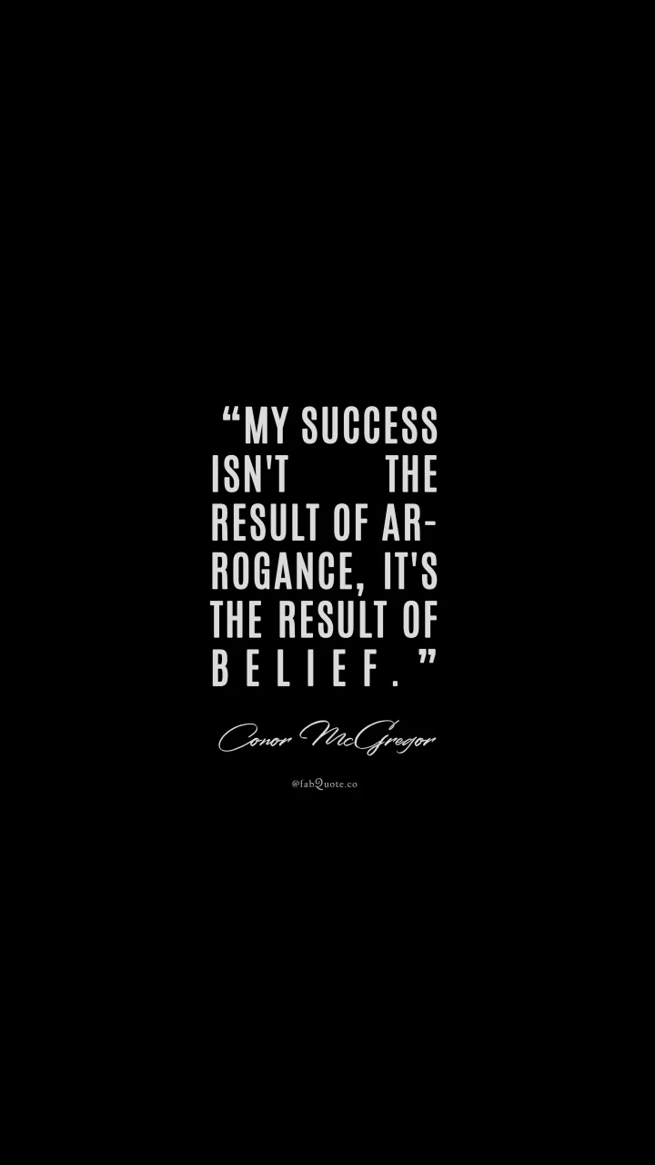Conor McGregor "Success"