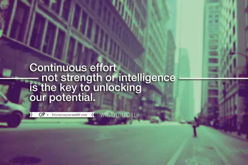 Winston Churchill - "Unlocking our potential"