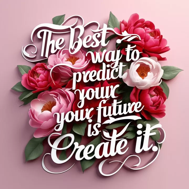 Best way to predict your future