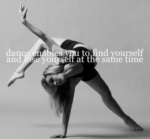 "Dance enables you to find yourself"