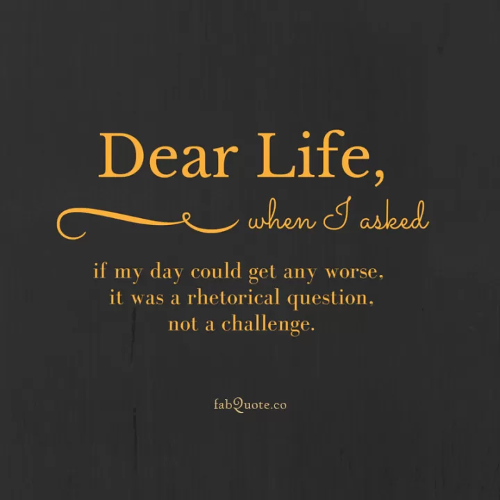 "Dear Life"