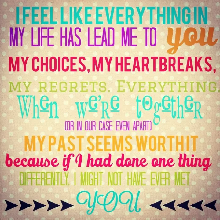 "Declaration of love"