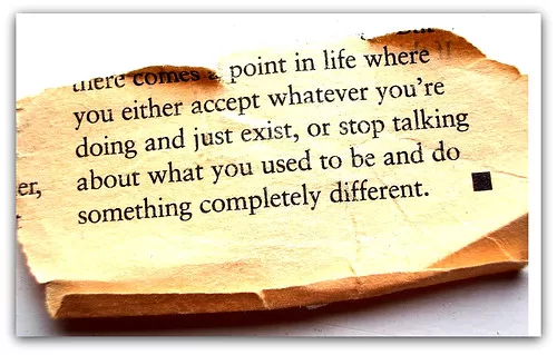 Do something different