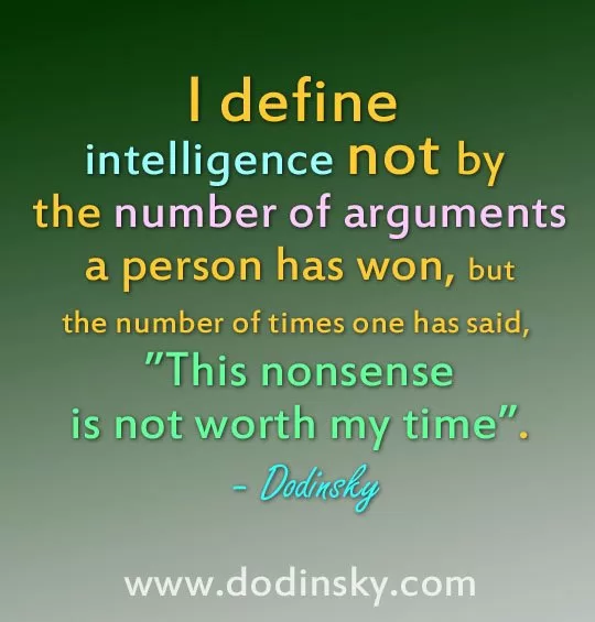 Dodinsky - Intelligence