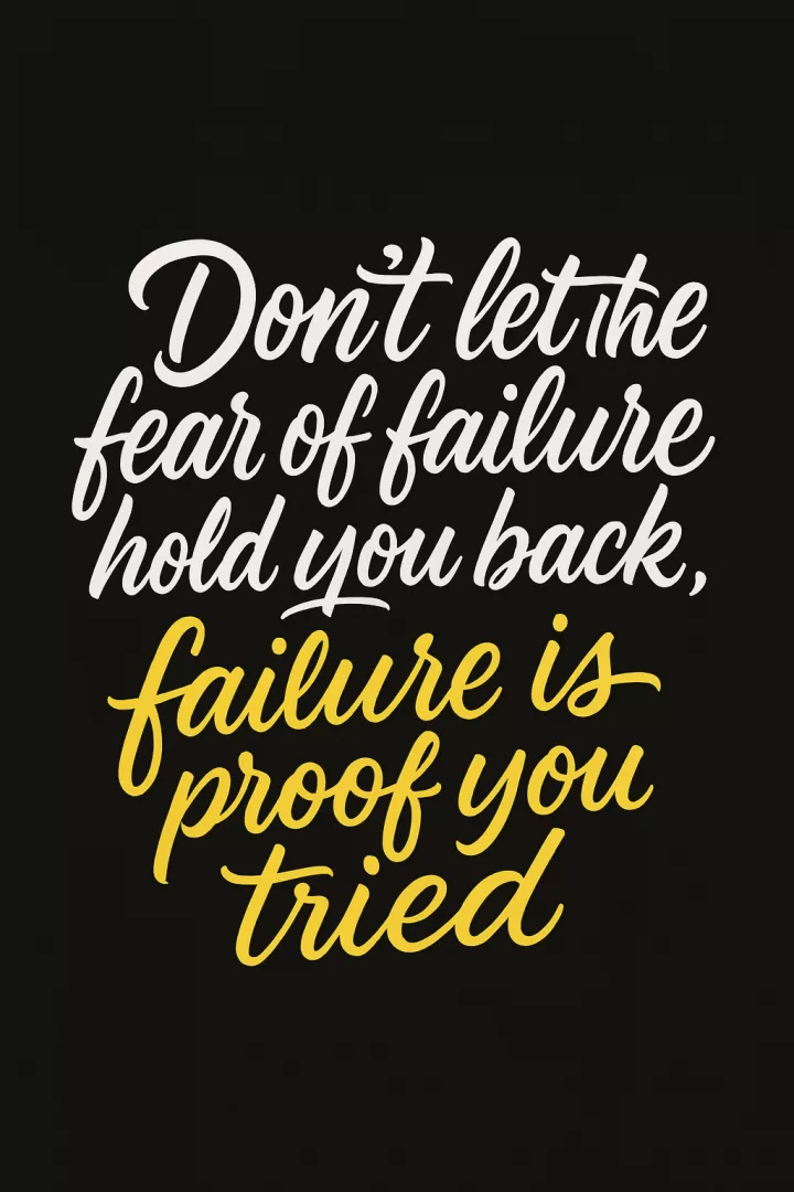 Don’t let the fear