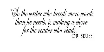 Dr Seuss - About Writing