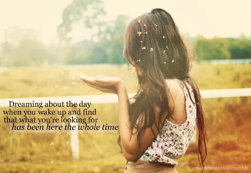 Dreaming about that day