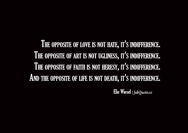 Elie Wiesel - Indifference