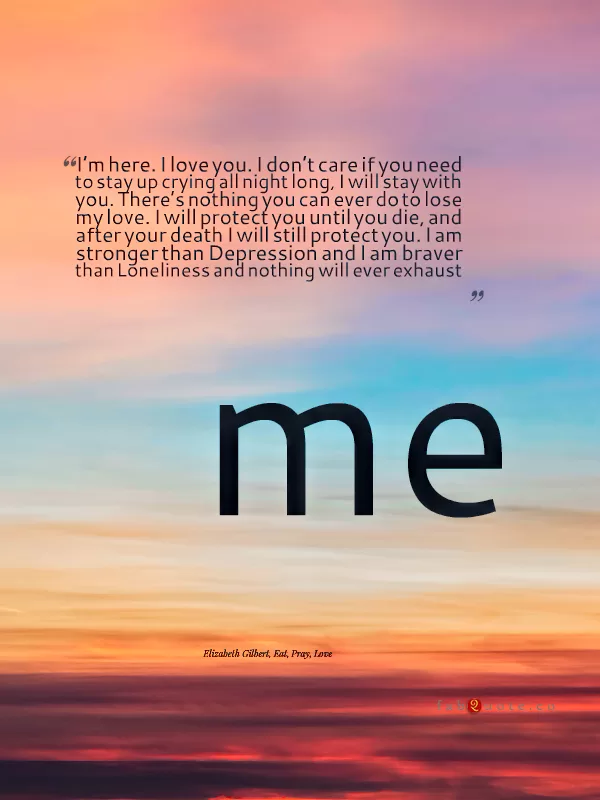 Elizabeth Gilbert "Eat, Pray, Love"