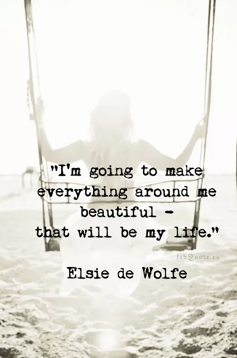 Elsie de Wolfe "Beautiful Life"