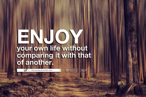 Marquis de Condorcet - "Enjoy your life"