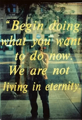 Life doesn't last an Eternity