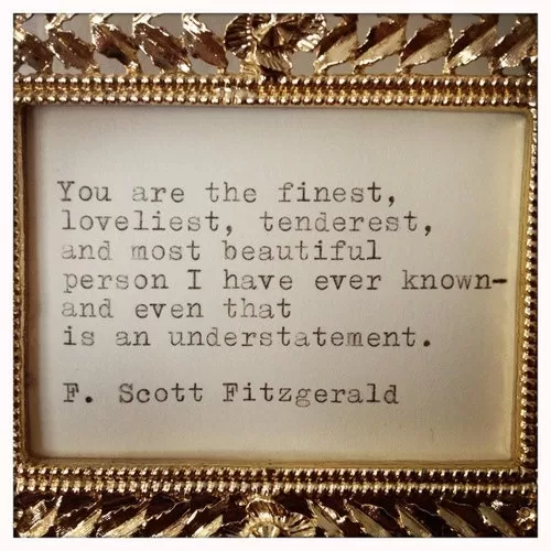 F. Scott Fitzgerald - You