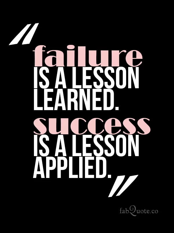 "Failure vs Success"