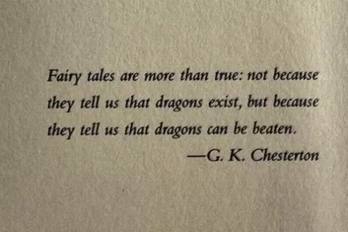 G.K. Chesterton - "Fairy tales"