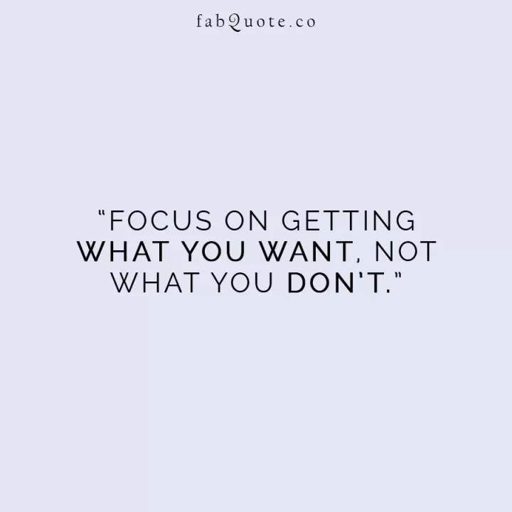 Quotes about being focused