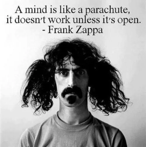 Frank Zappa A mind is like a parachute