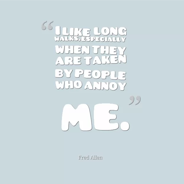 Fred Allen - Long Walks