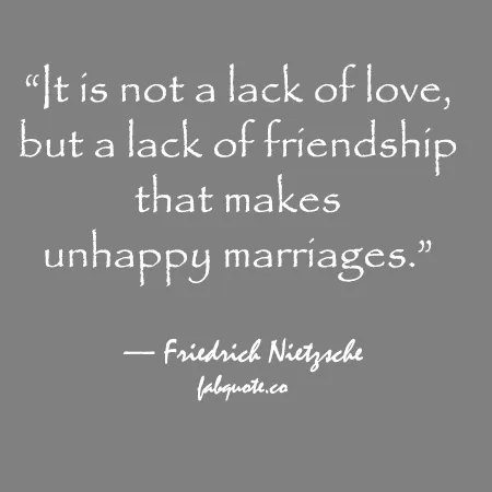 Friedrich Nietzsche - "Unhappy Marriages"