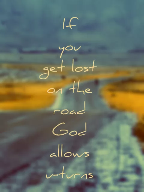 God allows U-Turns
