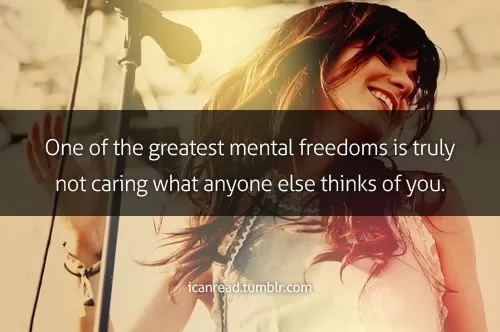 Greatest mental freedom