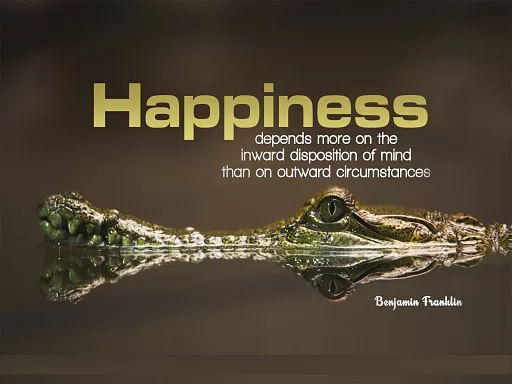 "Happiness" by Benjamin Franklin