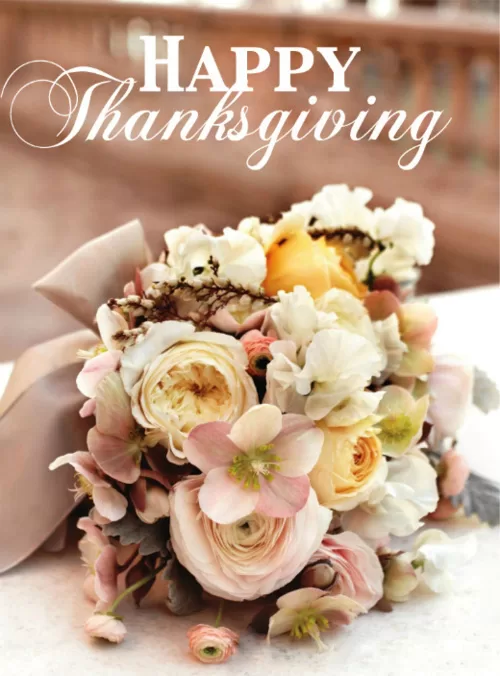 "Happy Thanksgiving"