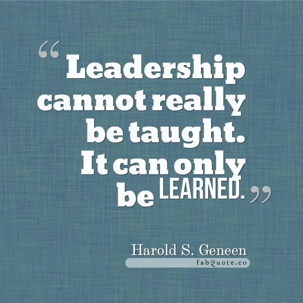 Harold S. Geneen "Leadership"