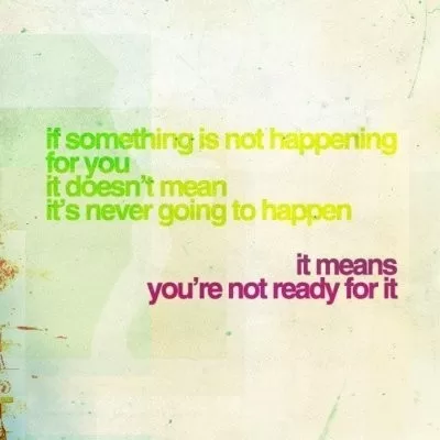 If Something Is Not Happening
