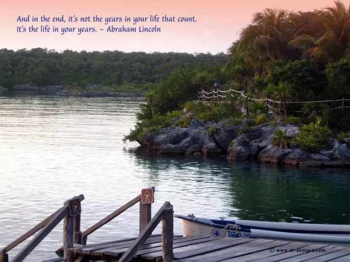 Abraham Lincoln - "In the end"