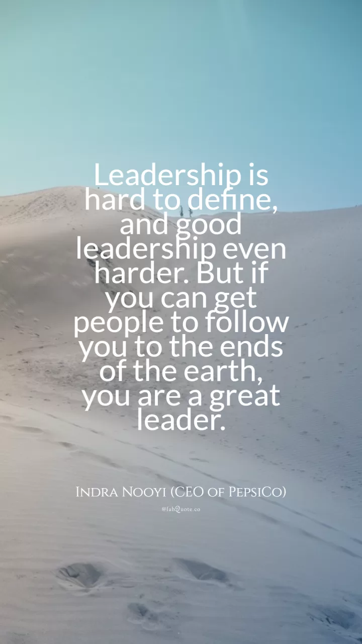 Indra Nooyi "Leadership"